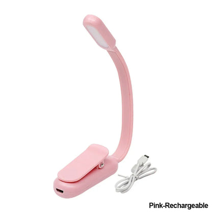 Mini Led Boek Nacht 3 Helderheid Verstelbare Usb Oplaadbare Clip-On Studie Leeslamp Voor Reizen Slaapkamer Slaapzaal Lezen