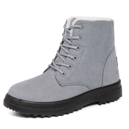 Dames snowboots met pluche voering