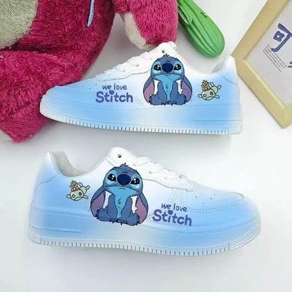 Nieuwe Disney Cartoon Steek Schattige Casual Schoenen Zachte Sportschoenen Voor Vriendin Cadeau Eu Maat 35-44