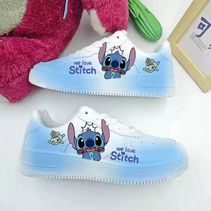 Nieuwe Disney Cartoon Steek Schattige Casual Schoenen Zachte Sportschoenen Voor Vriendin Cadeau Eu Maat 35-44
