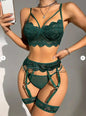 erotische sexy kanten bh en panty set ondergoed