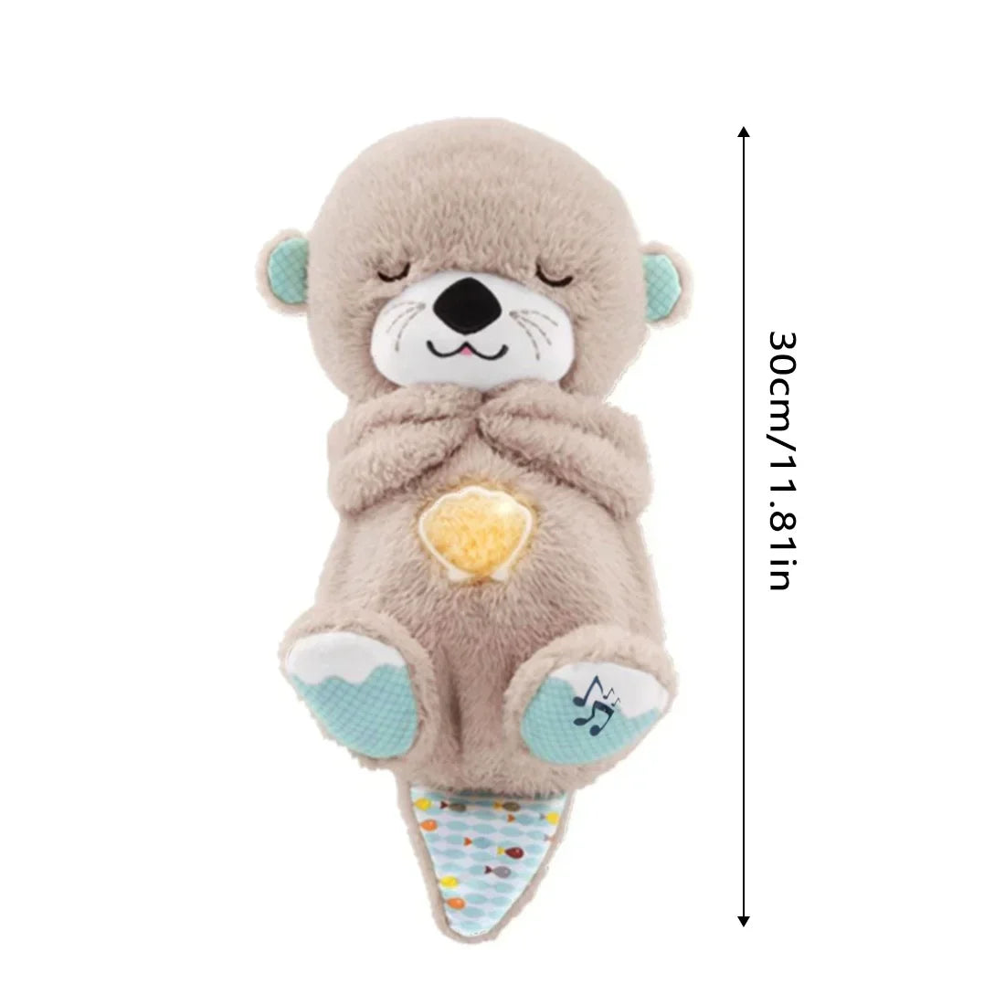 Ademende Otter Slaap En Playmate Otter