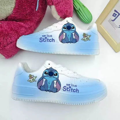 Nieuwe Disney Cartoon Steek Schattige Casual Schoenen Zachte Sportschoenen Voor Vriendin Cadeau Eu Maat 35-44