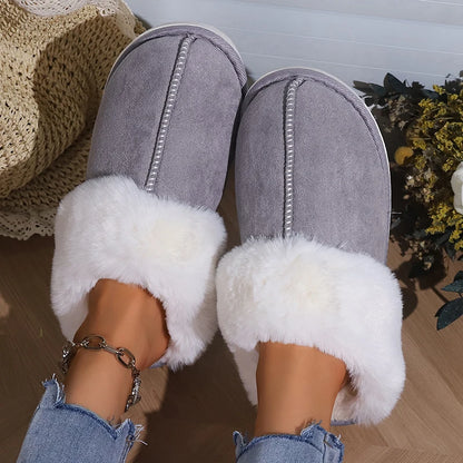 Winter Bont Slippers voor Vrouwen met anti slip