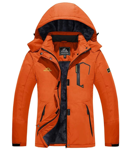 KEFITEVD Dames Winterjas Zware Snowboard Ski Jas Buiten Thermisch Warme Wandeljas Windjack Casual