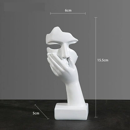 Hars Abstracte Masker Beelden Europese Miniatuur Beeldjes Voor Interieur Home Office Studie Desktop Figuur Ornament Decor Cadeau