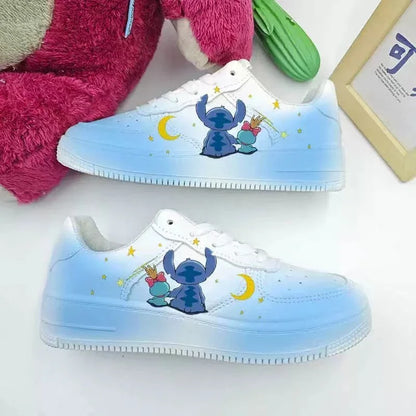 Nieuwe Disney Cartoon Steek Schattige Casual Schoenen Zachte Sportschoenen Voor Vriendin Cadeau Eu Maat 35-44