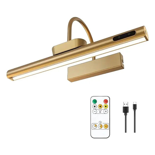 LEQUXXNR 4000mAH Schilderij Foto Licht Portret Met Afstandsbediening Woonkamer Draadloze Wandlamp Art Display Oplaadbare Batterij Werkt (35 CM usb 4000mAH)