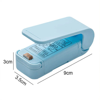 Deze compacte sealen is geschikt voor het dichtmaken van plastic zakjes.