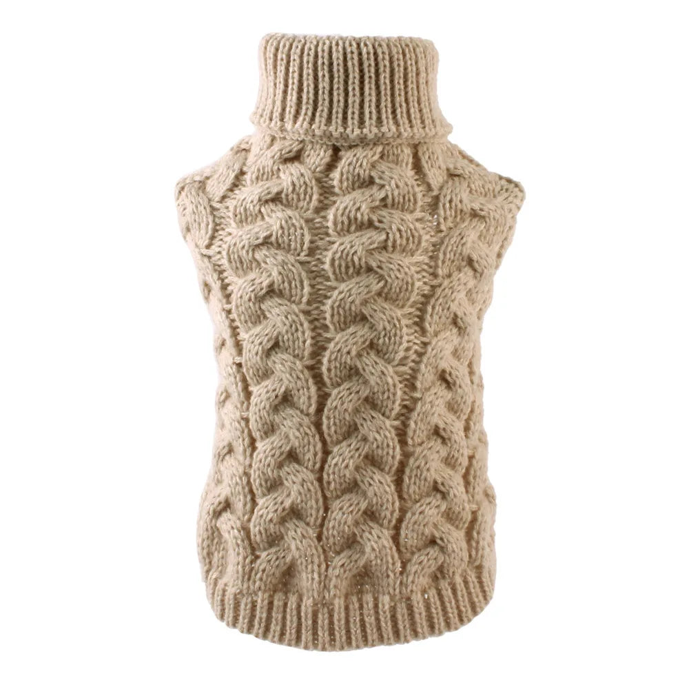 Classic Solid Chihuahua Puppy Dog Sweater for Small Dogs Winter Warm Pet Clothes Yorkshire Schnauzer Pullovers disfraz de perro