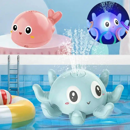 Babybadje Speelgoed Spray Water Douche Badspeelgoed voor kinderen Elektrische walvisbadbal