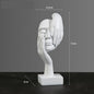 Hars Abstracte Masker Beelden Europese Miniatuur Beeldjes Voor Interieur Home Office Studie Desktop Figuur Ornament Decor Cadeau