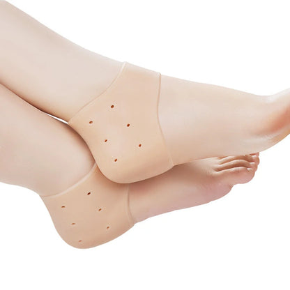 Siliconen hielbeschermer Beschermhoes Hiel spoorpads voor verlichting Fasciitis plantaris Hielpijn Verminder de druk op de hiel 1 paar