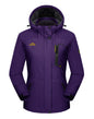 KEFITEVD Dames Winterjas Zware Snowboard Ski Jas Buiten Thermisch Warme Wandeljas Windjack Casual