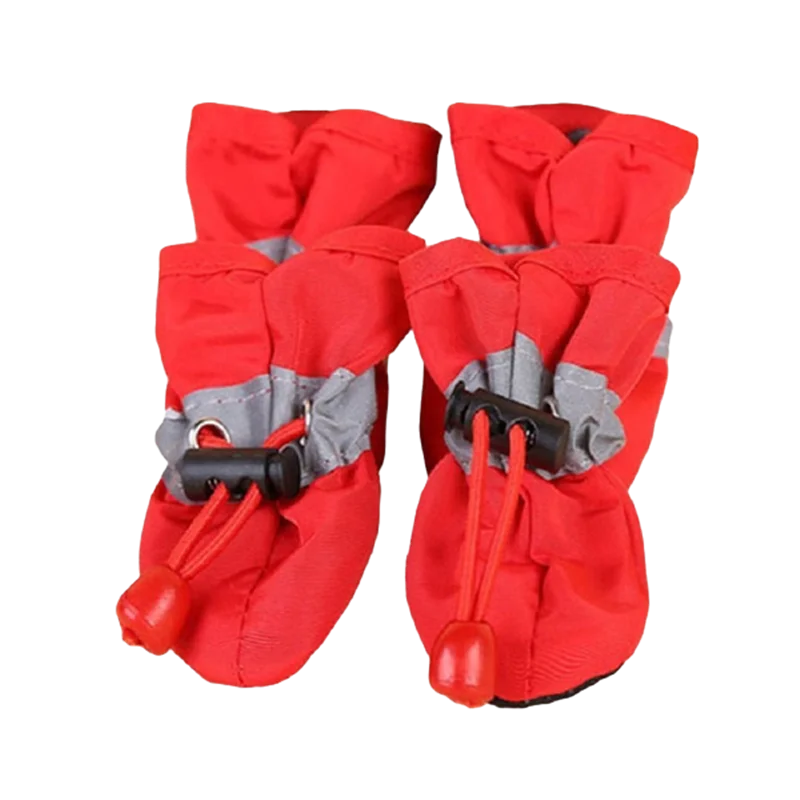 4 stks/set Waterdichte Hond Schoenen Antislip Regenlaarzen Schoeisel voor Kleine Katten Honden Puppy Hond Huisdier laarsjes Huisdier Poot Accessoires