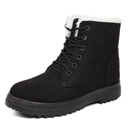 Dames snowboots met pluche voering