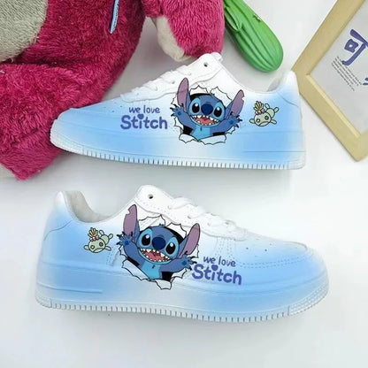 Nieuwe Disney Cartoon Steek Schattige Casual Schoenen Zachte Sportschoenen Voor Vriendin Cadeau Eu Maat 35-44