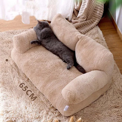 Luxe kattenbed Superzachte warme bank voor kleine honden Afneembaar Wasbaar Antislip