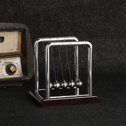 Newton Cradle Balance Steel Balls Natuurkunde Wetenschap Pendel Speelgoedbureau, Uitstekend Educatief Gadget Demonstreert Het Behoud van Momentum en Energie