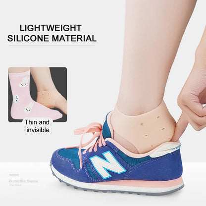 Siliconen hielbeschermer Beschermhoes Hiel spoorpads voor verlichting Fasciitis plantaris Hielpijn Verminder de druk op de hiel 1 paar