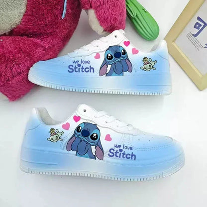 Nieuwe Disney Cartoon Steek Schattige Casual Schoenen Zachte Sportschoenen Voor Vriendin Cadeau Eu Maat 35-44