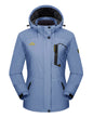 KEFITEVD Dames Winterjas Zware Snowboard Ski Jas Buiten Thermisch Warme Wandeljas Windjack Casual