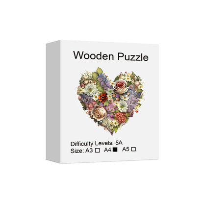 Unieke Liefdespuzzel, Veelkleurige Houten Puzzel Voor Volwassenen-Een Leuk En Uitdagend Spel! Valentijnsdag Cadeau Interieur