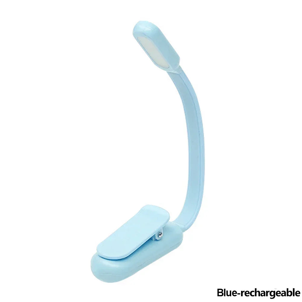 Mini Led Boek Nacht 3 Helderheid Verstelbare Usb Oplaadbare Clip-On Studie Leeslamp Voor Reizen Slaapkamer Slaapzaal Lezen