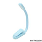 Mini Led Boek Nacht 3 Helderheid Verstelbare Usb Oplaadbare Clip-On Studie Leeslamp Voor Reizen Slaapkamer Slaapzaal Lezen