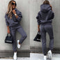 Trendy Capuchon Trui met Joggingbroek Set voor Dames
