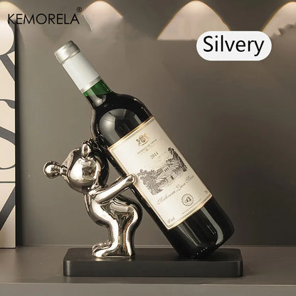 Design Beer Wijnhouder Deluxe - Woonkamer - Houder - Wijnrek - Standaard - Decoratie - Drank - Wijn - Wijnfles - Fles
