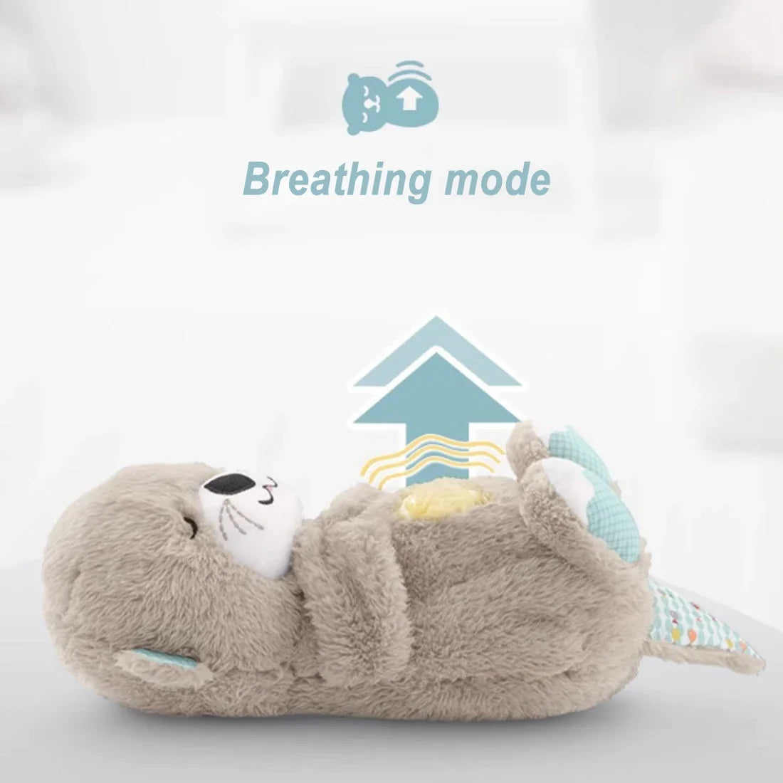 Ademende Otter Slaap En Playmate Otter