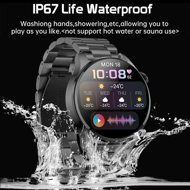 Voor Motorola Razr 2023 Razr 40 Ultra Smart Horloge Mannen Outdoor Sport Groot Scherm Ip68 Waterdichte Hartslagmeter Smartwatch