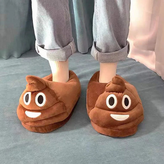 Voor Man En Vrouwen Slipper Prankish Cartoon Indoor Verdikking Warm Pluche Slippers Winter Schoenen