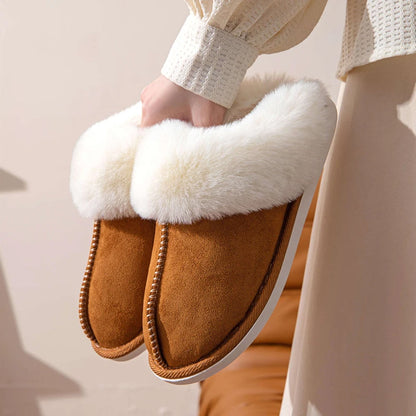 Winter Bont Slippers voor Vrouwen met anti slip