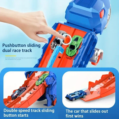 Draagbare dinosaurus-truck, speelgoedauto