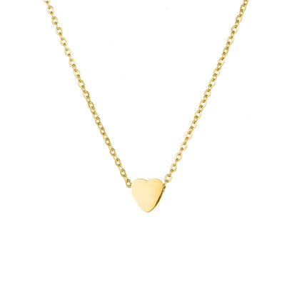 roestvrijstalen sieraden Choker ketting met hart kleine hanger voor sieraden vrouwen