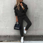 Trendy Capuchon Trui met Joggingbroek Set voor Dames