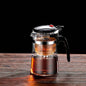 Hittebestendige glazen theepot Filtering met één klik Theepot Thee Waterscheiding Filter Theemaker Koffiepot Theeservies voor thuis