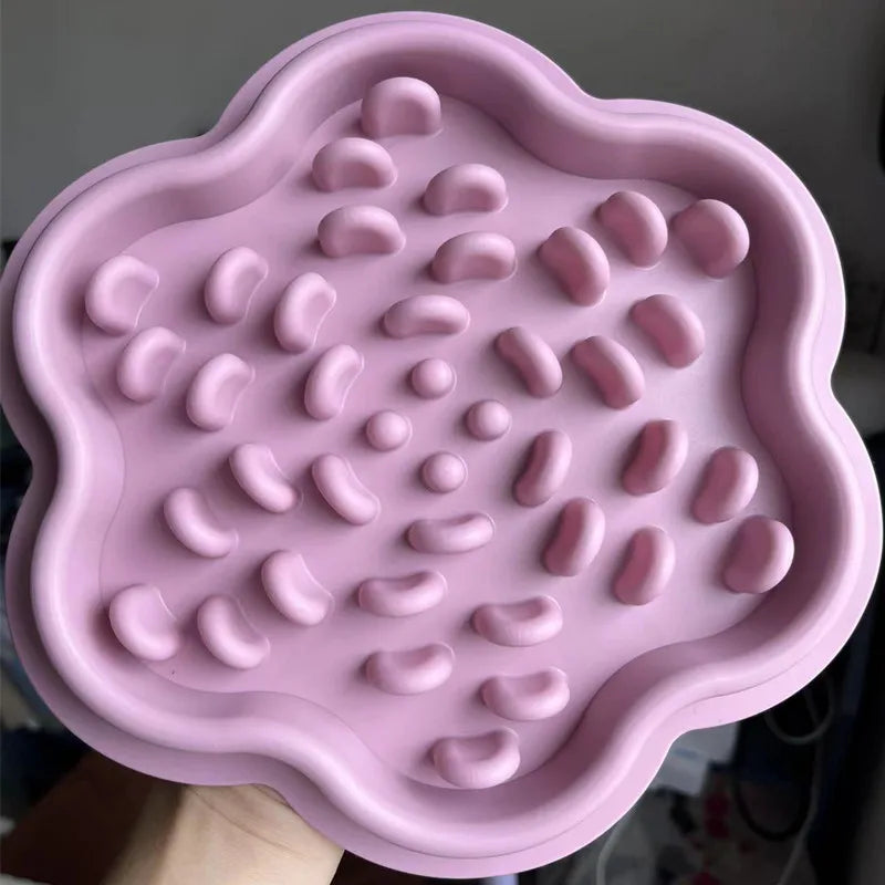 Siliconen Huisdier Likken Pad Kat En Hond Trage Voedsel Antislip Placemat Huisdier Kom CW2219 Huan Le Yang Guang