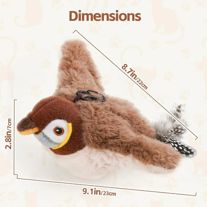 kattenspeelgoed Oplaadbaar vogel