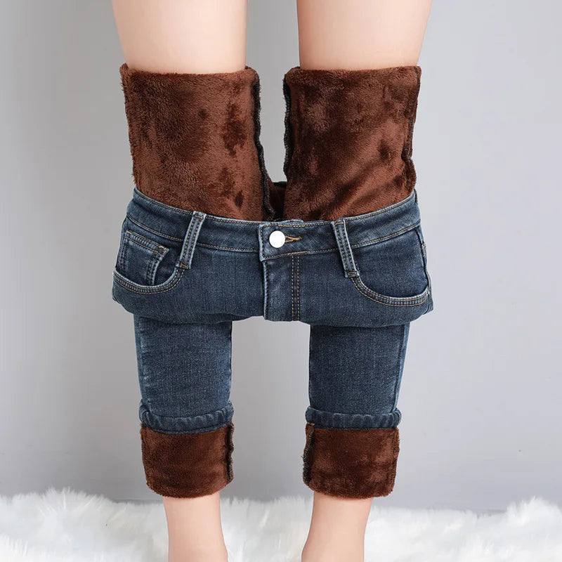 Quinly - warme thermische skinny jeans
