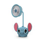 Led Lilo & Stitch Bureaulamp Met Puntenslijper Opvouwbaar Licht Schattig Bureau Klein Boeklamp Usb Oplaadlicht Cadeau