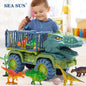 Kiddel XL Dinosaurus auto truck met kooi inclusief dinosaurussen - Dinosaurus speelgoed kinderen