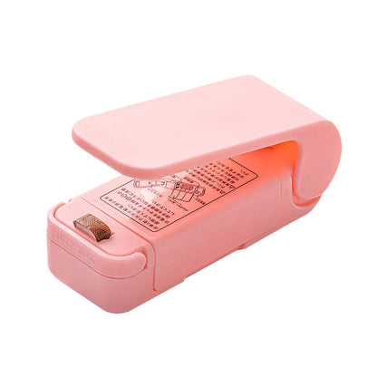 Deze compacte sealen is geschikt voor het dichtmaken van plastic zakjes.