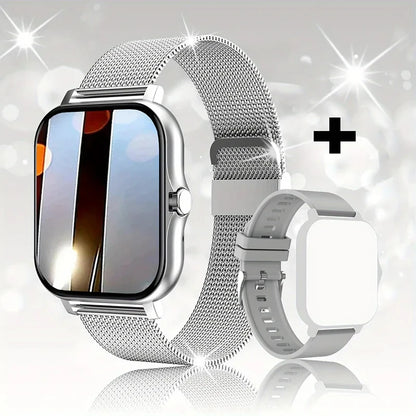 Smart Horloge Voor Mannen Vrouwen Cadeau Voor Xiaomi Volledig Touchscreen Sport Fitness Horloges Bt Oproep Digitale Smartwatch Horloge 2024 Nieuwe