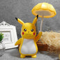 Nieuwe Echte Pokemon Pikachu Bureaulamp 3 Versnellingen Verstelbare Licht Usb Opladen Led Oogbescherming Night Light Kids Studie Levert