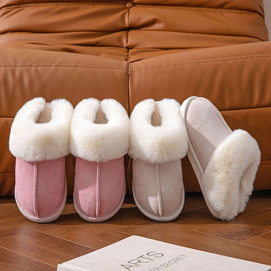 Winter Bont Slippers voor Vrouwen met anti slip