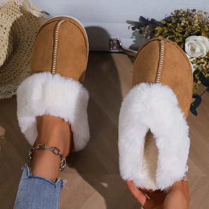 Winter Bont Slippers voor Vrouwen met anti slip
