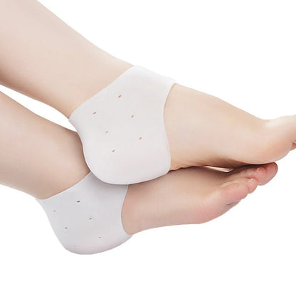 Siliconen hielbeschermer Beschermhoes Hiel spoorpads voor verlichting Fasciitis plantaris Hielpijn Verminder de druk op de hiel 1 paar